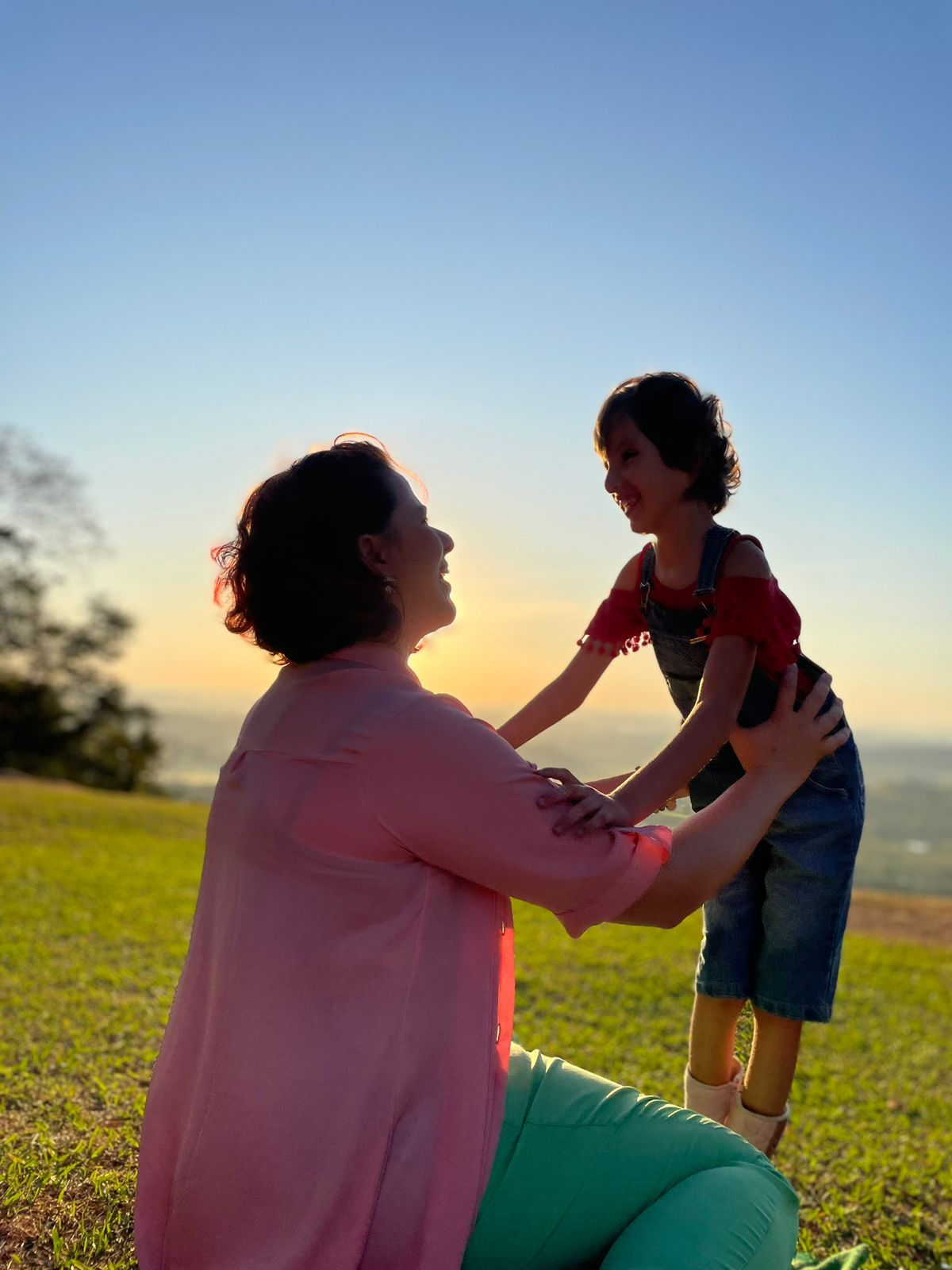 Momentos da vida de Kirky Emerich com a família